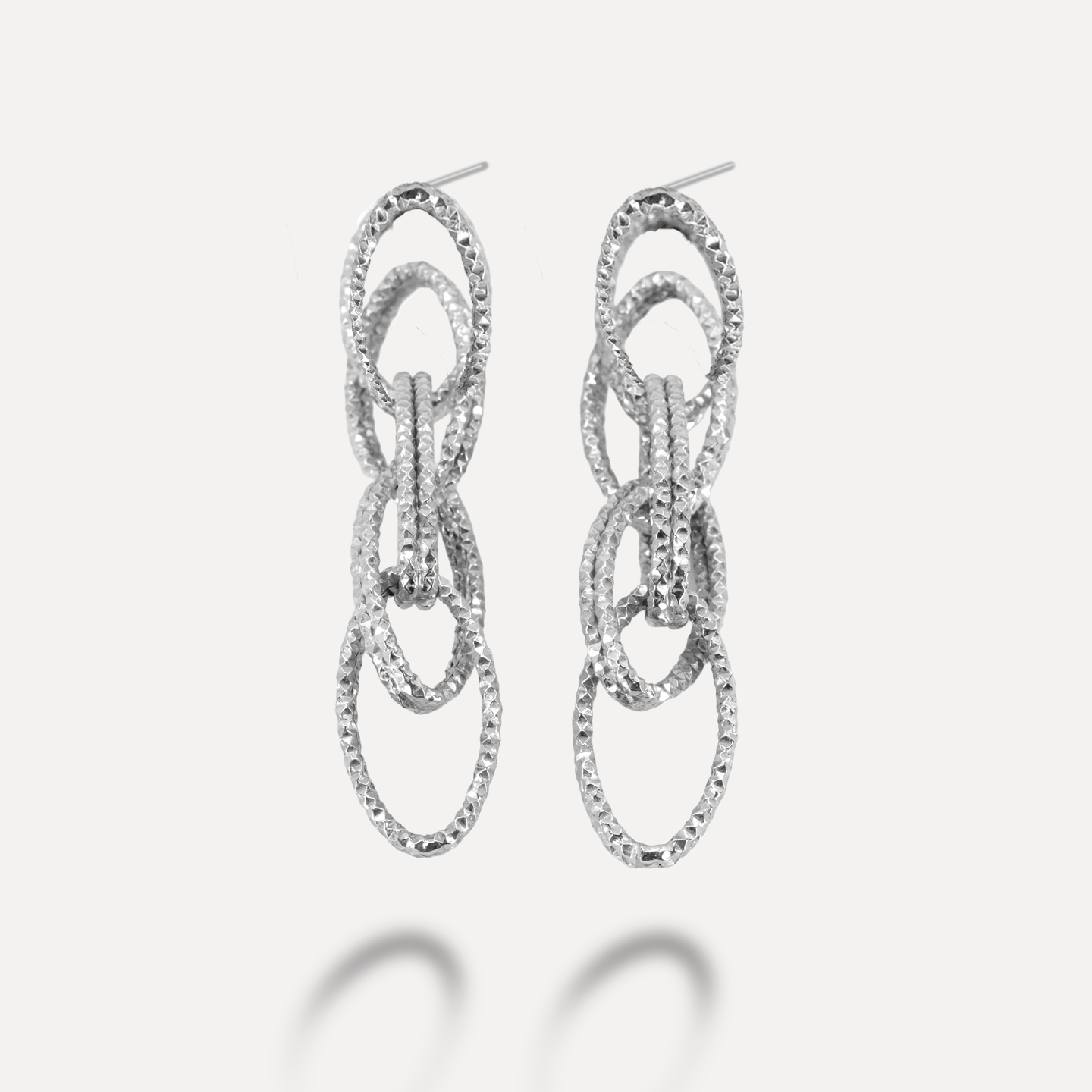 Mideroche Fantasia Interwoven Rollo Link Earrings