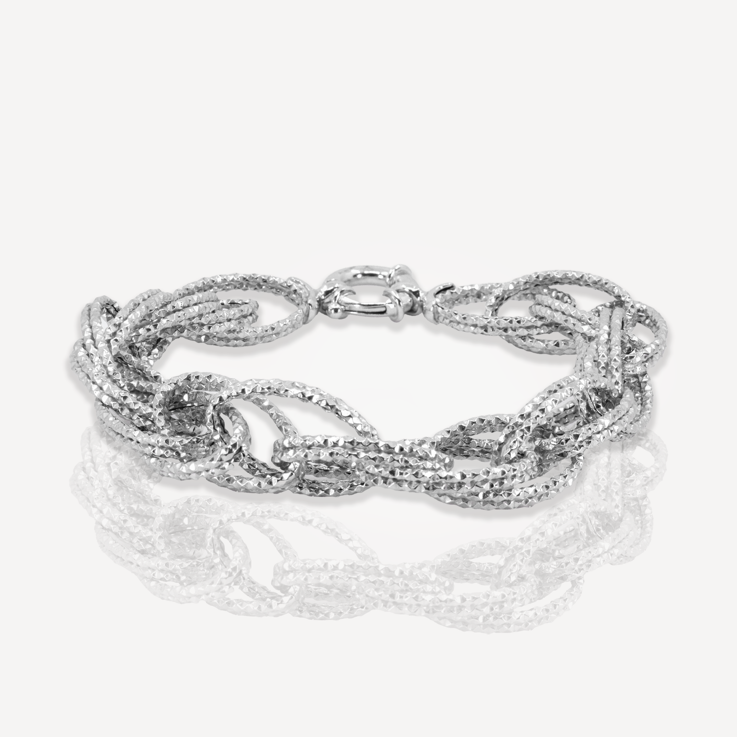 Mideroche Fantasia Interwoven Rolo Link Bracelet