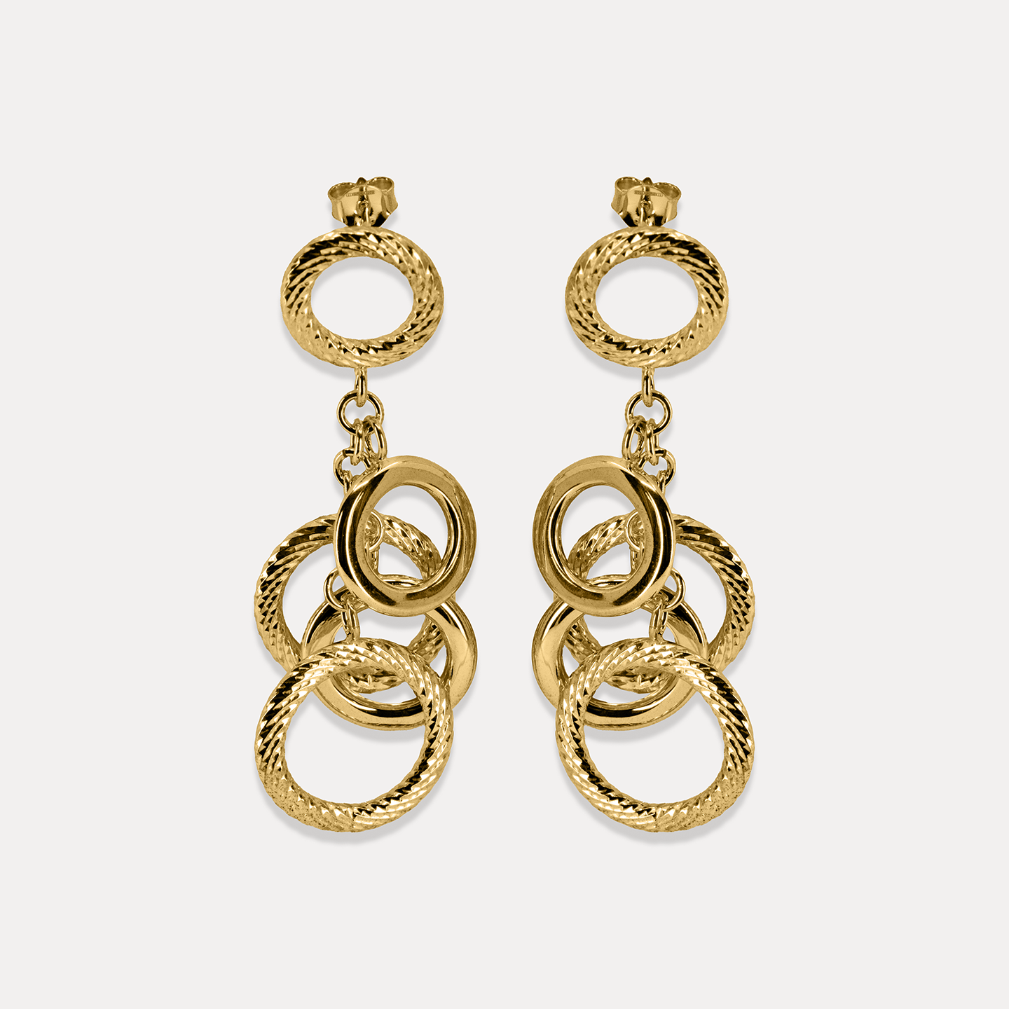 Mideroche Fantasia Multi-Circle Drop Earrings