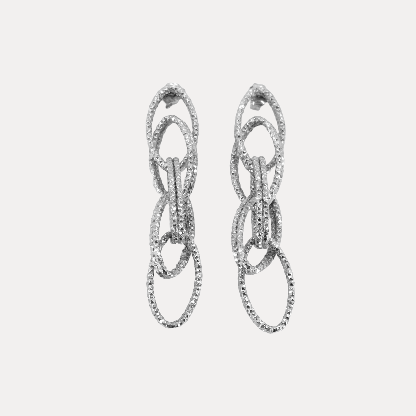 Mideroche Fantasia Interwoven Rollo Link Earrings