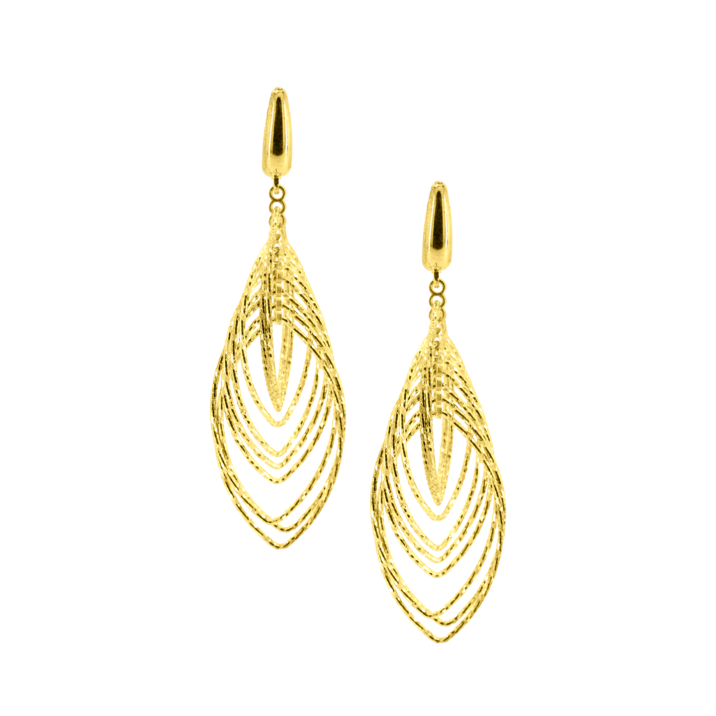 Mideroche Fantasia Leaf Earrings