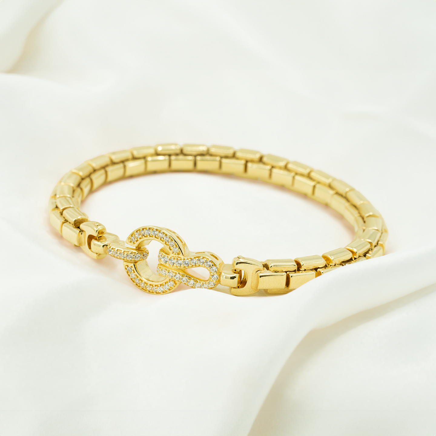 Mideroche Gioia Knot Link Bangle