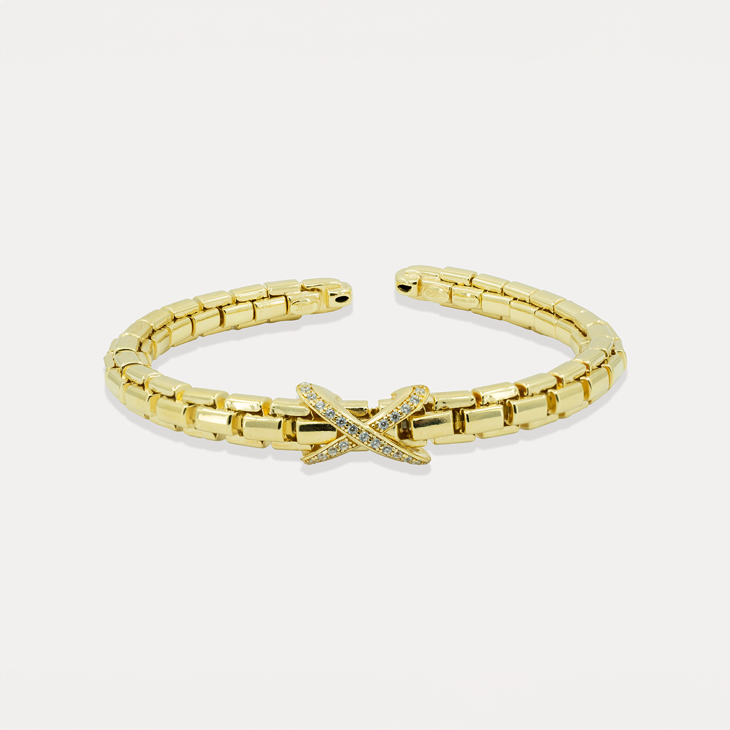 Mideroche Gioia  X Link Cuff Bracelet